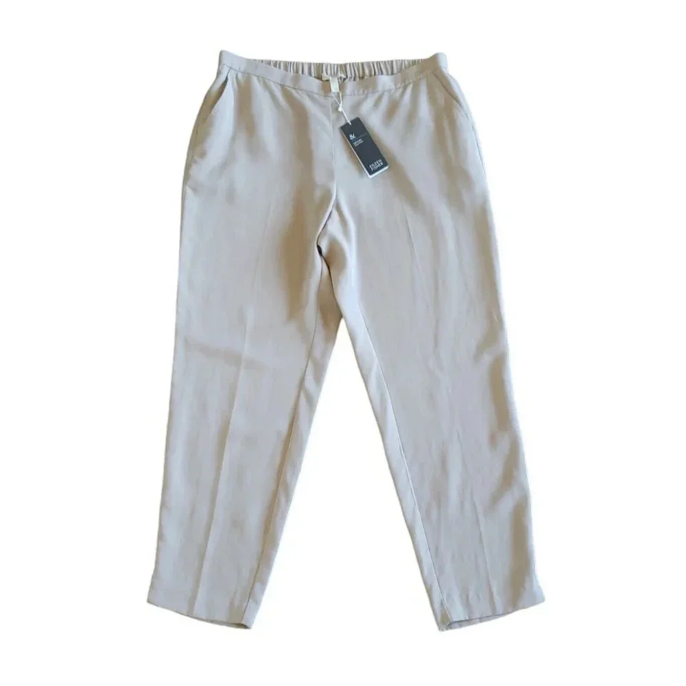 Eileen Fisher Lightweight Tencel Twill Tapered Ankle Pant Size Medium NWT $178 - Picture 4 of 13